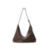 Qiu Zhen Genuine Leather Hobo Bag – Versatile, High-End Shoulder Bag for Women