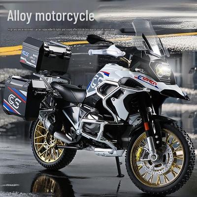 Baoma Waterbird R1250 Alloy Motorcycle Model 1:10 with Sound and Light Simulation, Boxed Collectible Toy