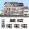 5 Apartments 7in 1000TVL HD Video Door Phone Intercom Doorbell Ir cUT Camera