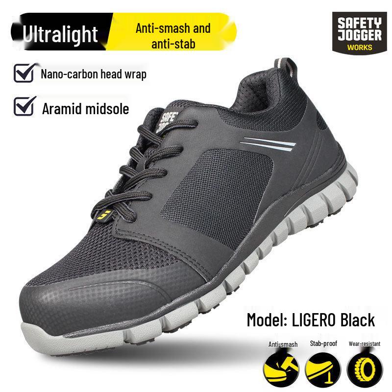 Men's Protective Shoes: Anti-smash, Anti-puncture, Breathable Mesh, Anti-static, Anti-slip, Year-round Use