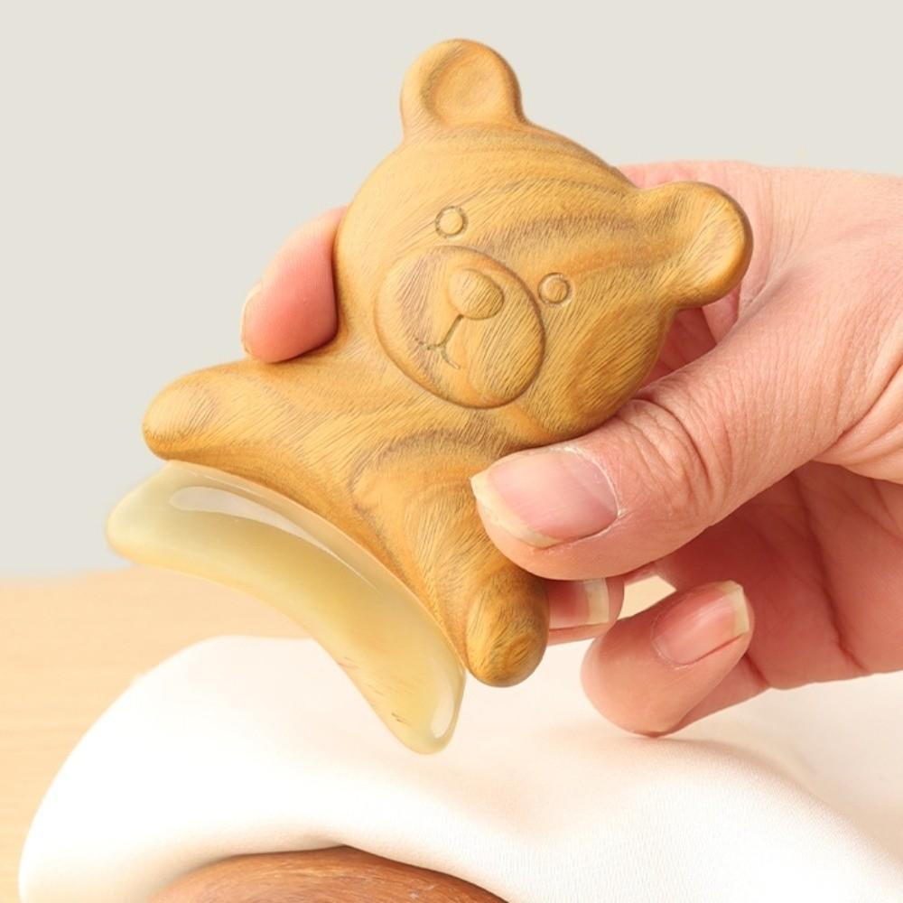 Lifting and Tightening Guasha Tool Reduce Puffiness Green Sandalwood Massager  SPA