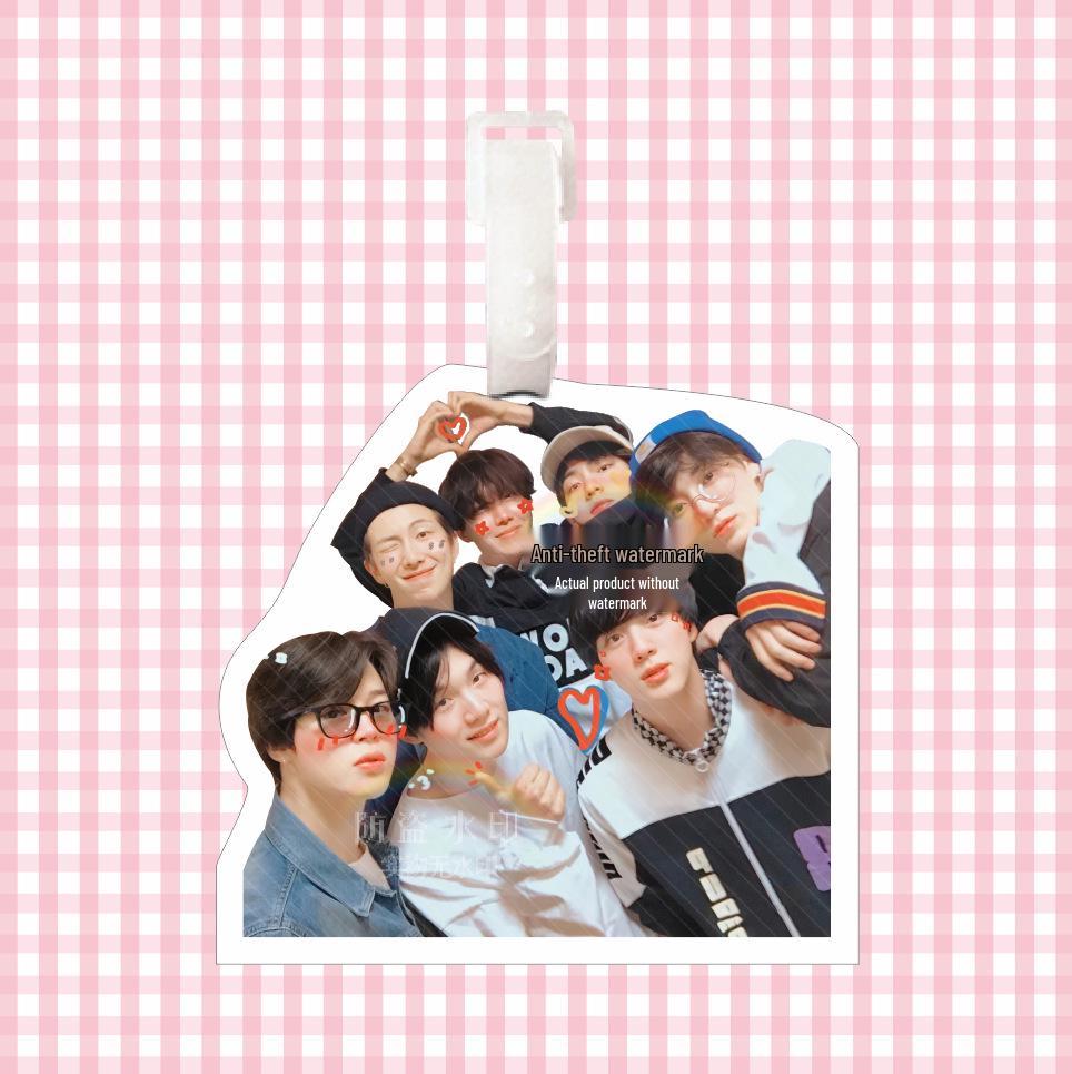 BTS Bangtan Boys Gruppe Gepäckanhänger & Schlüsselanhänger Rucksack Anhänger
