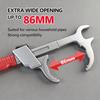 Portable Universal Faucet Wrench Aluminum Alloy Multi-functional Plumbing Wrench Adjustable Sink Repair Tools