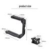 Portable U-Shaped Handheld Stabilizer with Flash Mount for SLR Cameras and Mobile Phones