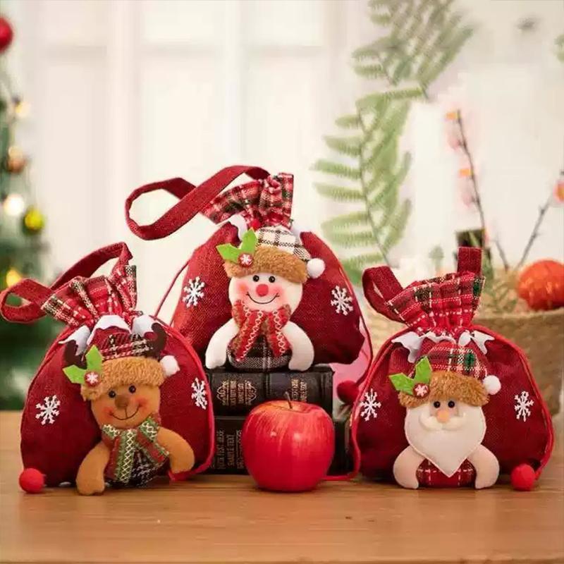 Christmas Apple Bags Children'S Gift Bags Christmas Eve Candy Bags Gift Packaging Bags