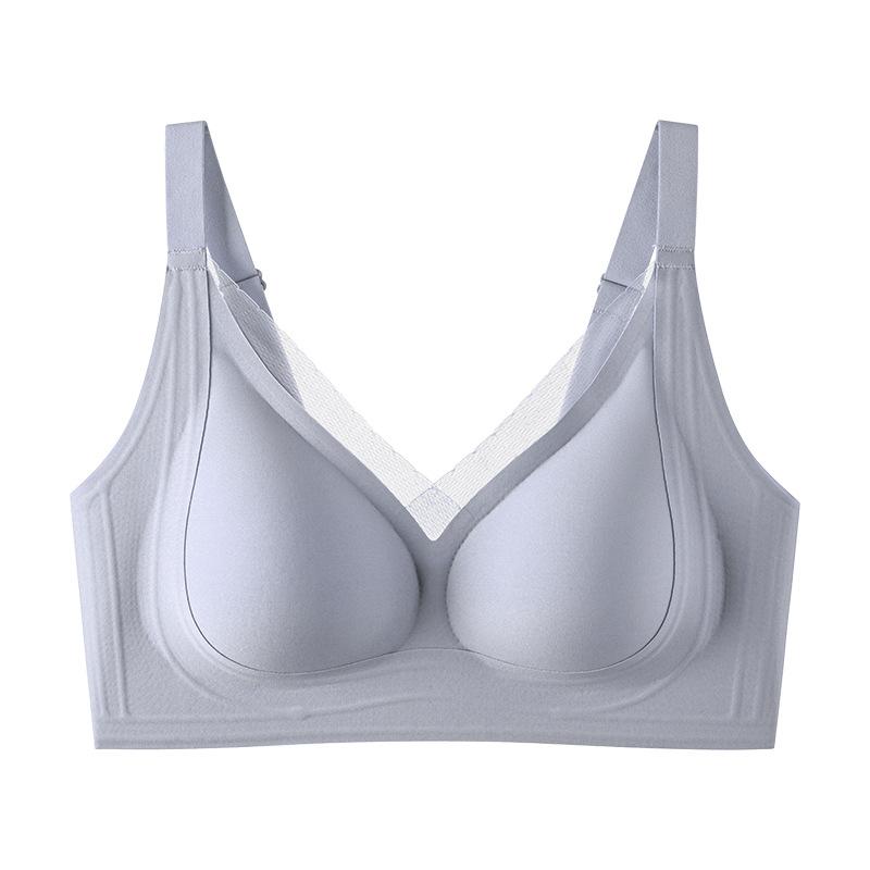 Traceless chest lift underwear, three-dimensional support, round and full, comfortable, antibacterial, healthy and soft support bra