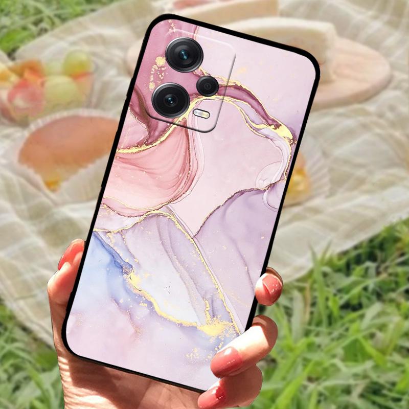 For Xiaomi Redmi Note 12 Pro 5G Case Phone Cover Soft Silicon Shockproof TPU Funda On Redmi Note 12 Pro 5G NFC Protection Capa