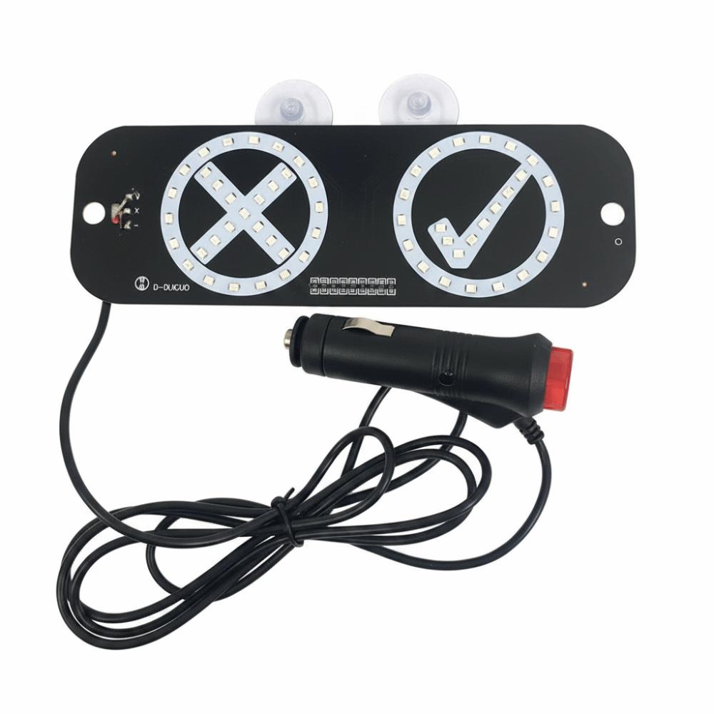 Creative Taxi LED Indicator Light Suction Cup Type Taxi Interior Lights Taxi Cab red-green