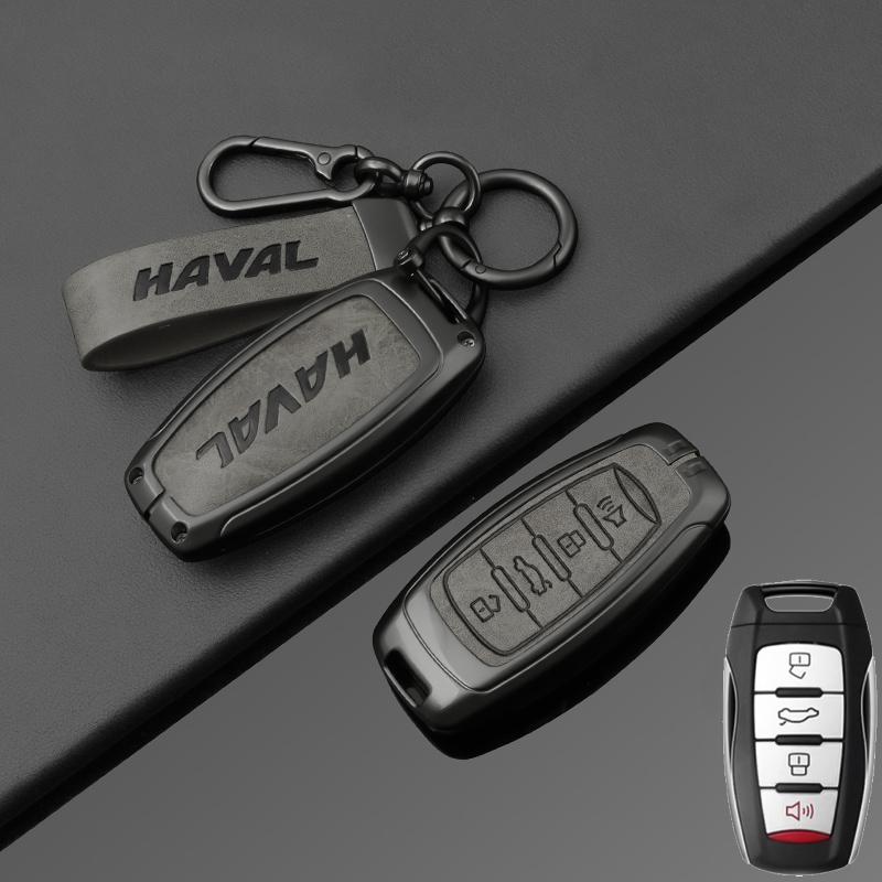 Zinc Alloy Car Key Case Protector Cover for Great Wall Haval Jolion 2022 H6 H7 H4 H9 F5 F7 F7X F7H H2S GMW Dargo Accessories