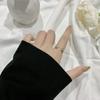 Новые женские украшения Геометрическое Панк Минималистичное Кольцо Металлическое Открытое Кольцо Регулируемое Кольцо на Палец