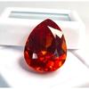 Mexican Fire Opal Natural 16-18 Ct Pear Cut Fabulous Certified Loose Gemstone