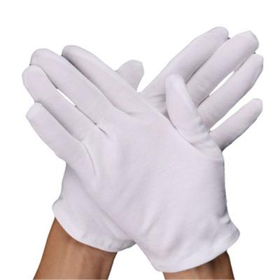 New Hot Moisturising Beauty Magician Comfortable 100% Cotton Etiquette Gloves Work White Gloves