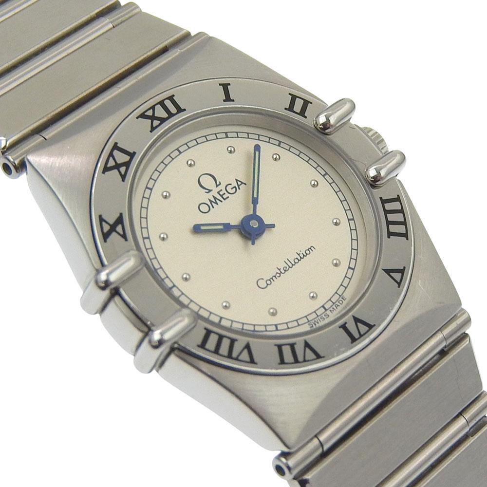 OMEGA Constellation Mini Watches SilverDial Stainless Steel Quartz Analog display Women Used