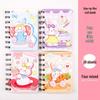 Cute Mini Cartoon Coil Notebook - Portable Pocket-Size Study Journal for Students