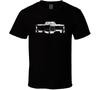 Lincoln Continental Grill View Distressed Faded Look Black Black T Shirt