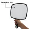High Definition Handspiegel Großer Spiegel Gesichts-Make-up-Spiegel Quadratische Kreisförmige Form Wimpernspiegel Salon Haarstyling Zubehör