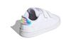 adidas Neo ADVANTAGE Synthetic Leather Low Top Skateboard Shoes White Infant And Toddler FY4626