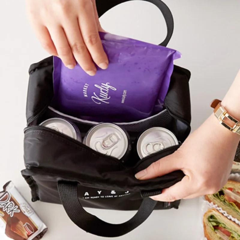 Lunchpaket für Büroangestellte, zum Mitnehmen von Mahlzeiten, Thermobeutel, Picknick, Getränke, Snacks, Obst, zum Frischhalten, Handtaschen, Lebensmittelbeutel