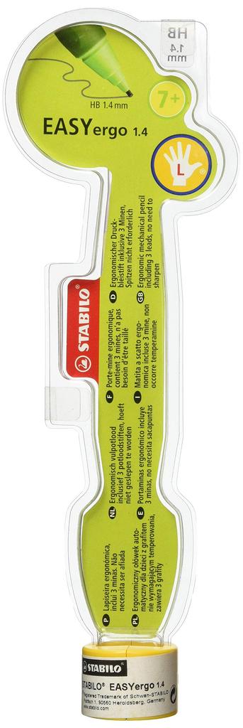 Stabilo Easy Ergo Mechanical Pencil, 1.4mm, Left-Handed, 7881-001, Pink