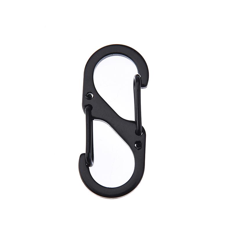 5Pcs Hooks Belt Camping Carabiner Caving Hanging Outdoor Attachment Aluminum