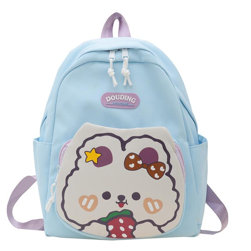 New High-value, Fresh, Sweet and Cute Rabbit Backpack, Kindergarten Level 1-3 Lightweight Backpack
