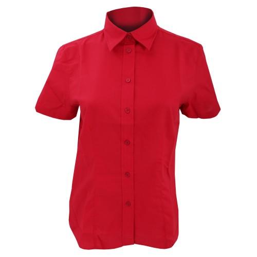 Kustom Kit Ladies Workwear Oxford Short Sleeve Shirt