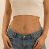 Tassel Navel Nails Body Chain Zircon Bikini Belly Belt Fashion Waist Chain  Party