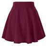 European & American Women's Versatile Stretchy Flared Mini Skirt - Casual Skateboard Skirt