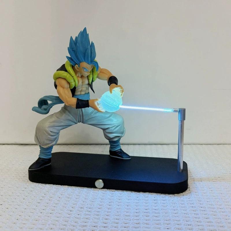 Dragon Ball Son Goku Night Light Anime Touch Kamehameha Magnetic Night Light Creative Desk Decoration Cool Model Doll Boys Gifts