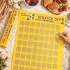 Scratch Off 100 Dates - Plakat Zdrapka Z Pomysłami Na Randki A2