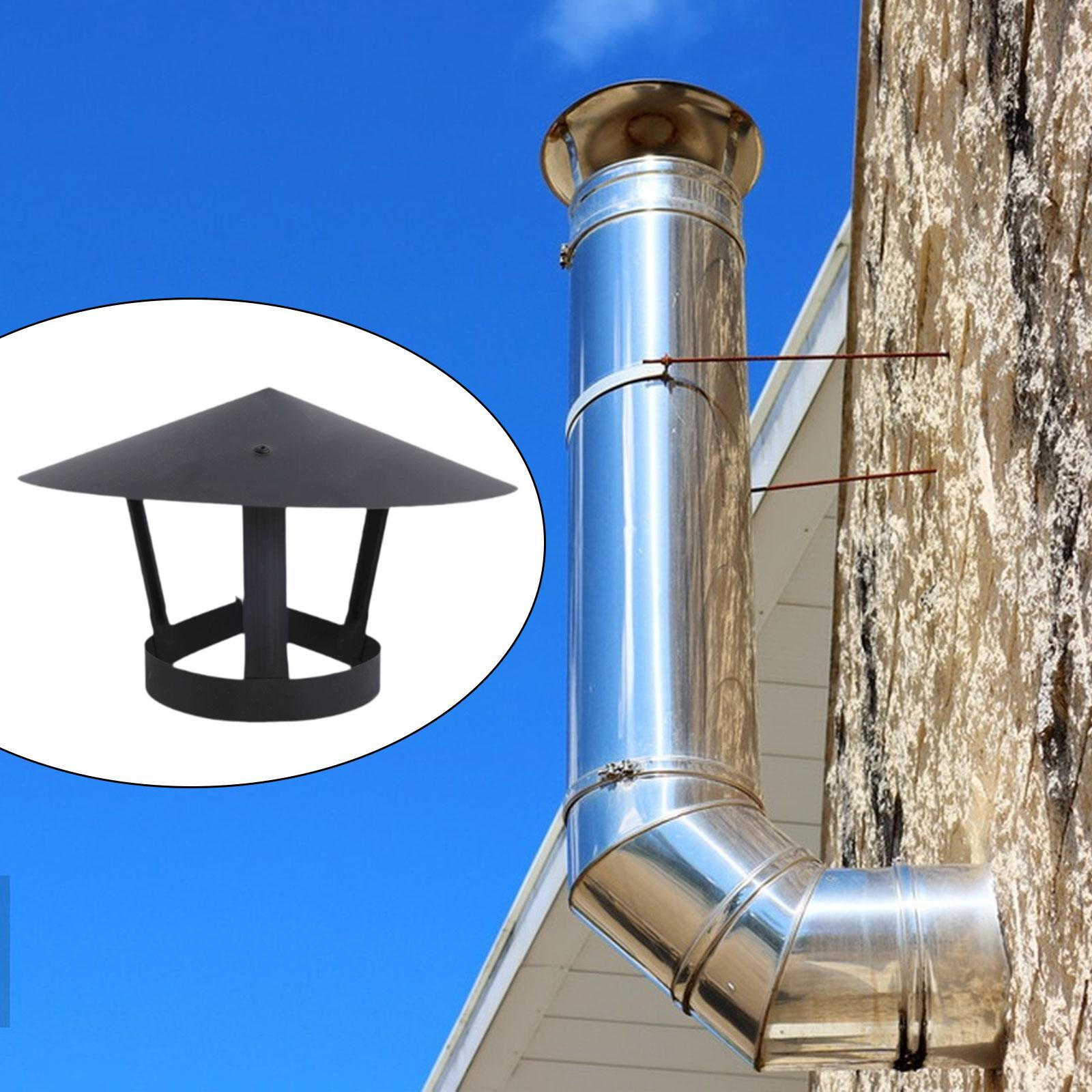 

Крышка для дымохода, легкая, наружная, водонепроницаемая, защита для труб, простая в установке, практичная 125 mm