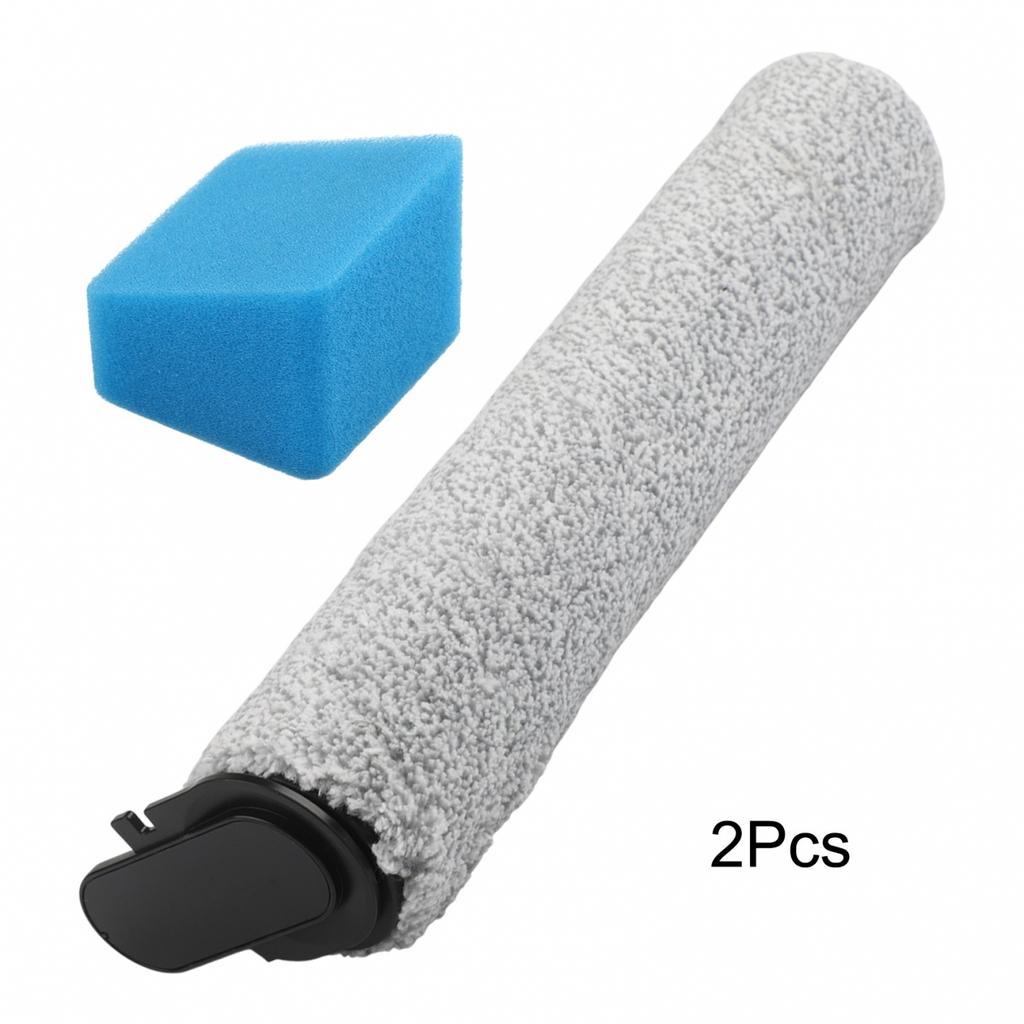 Cordless Floor Cleaner Roller Brush Filter Long-Term Durability
