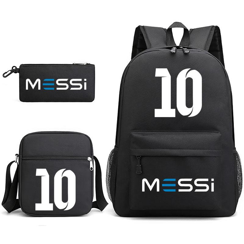 Peripheral Printed Schoolbag 3-Piece Pencil Case Shoulder Bag Backpack