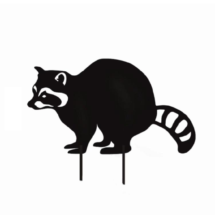 Kovový mývalový zahradní kolík Venkovní kolík na dvůr Květináče Rostlinná tyčka Ozdoba