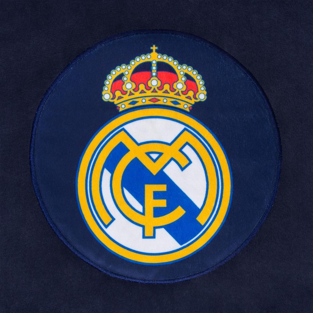 Real Madrid CF Childrens/Kids Crest Oversized Blanket Hoodie