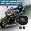 Motoforti Tire Pressure Monitoring System Kit Tire Pressure Sensor Kit 1Set 433/315MHz