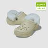 CrocS Women S claSSic Platform Fuzz Lined Bone 212854 2y2
