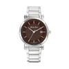 City Metal Stainless Steel Brown Dial Quartz HB611251MAM Men's Watch