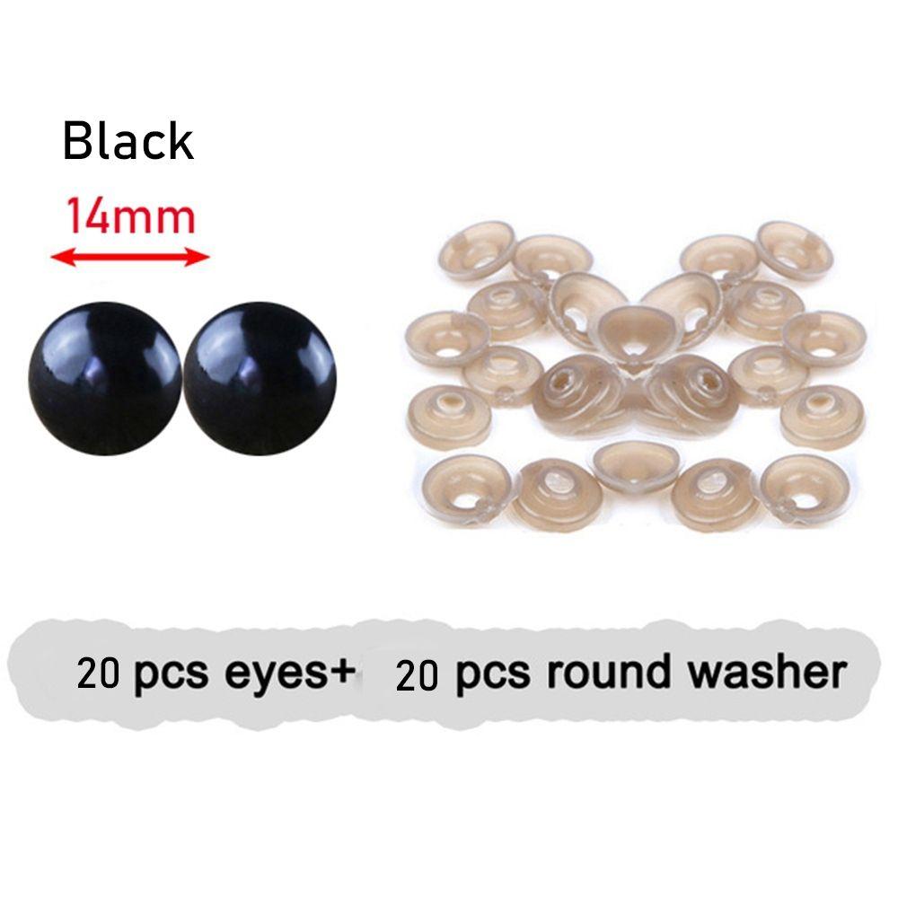 High Quality Stuffed Toys Parts Plastic Safety Eyes Crafts Bear Animal Accessories Puppet Crystal Eye Dolls DIY Tools