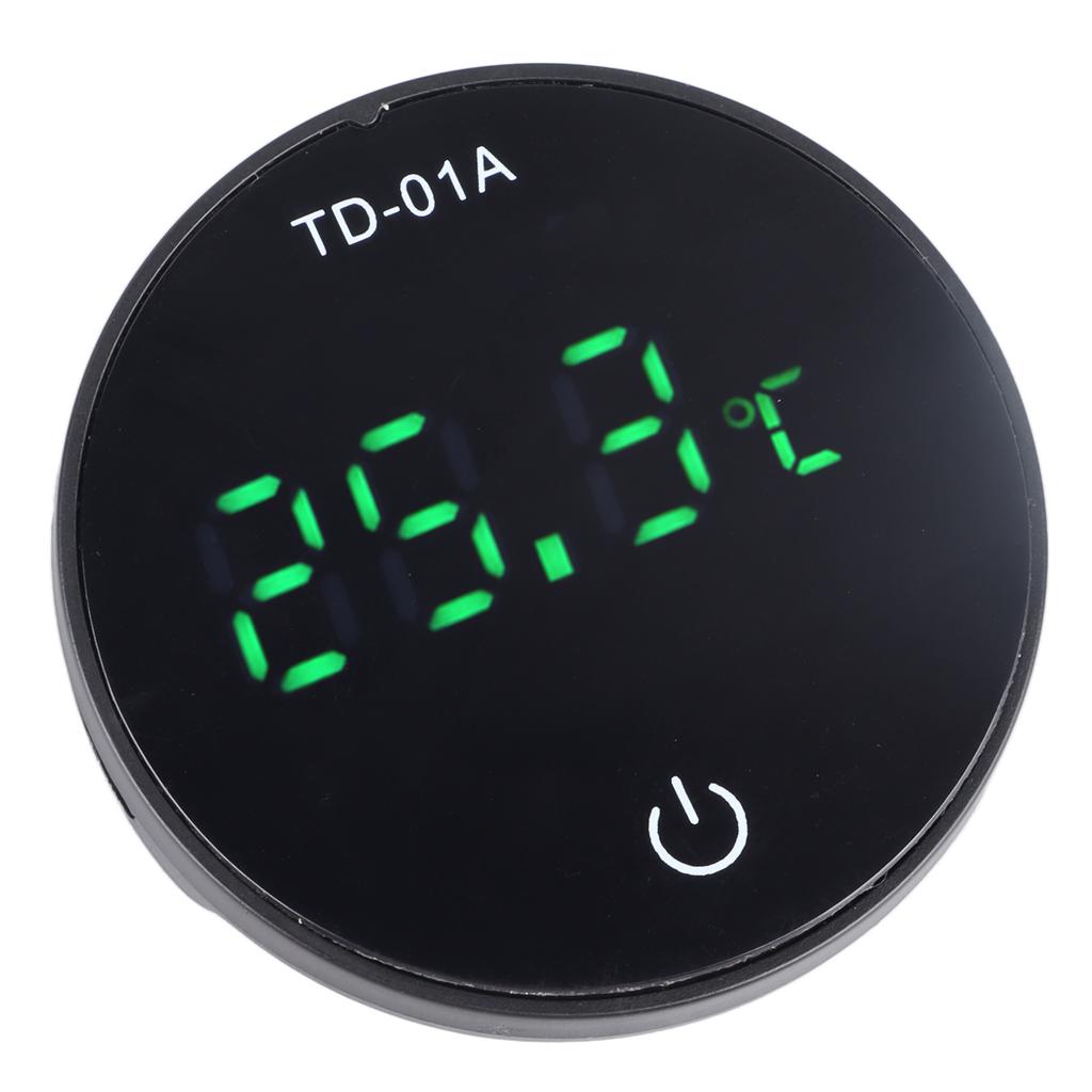 Akvarium digitalt termometer Nøyaktig LED-skjerm berøringsskjerm USB oppladbar fisketank