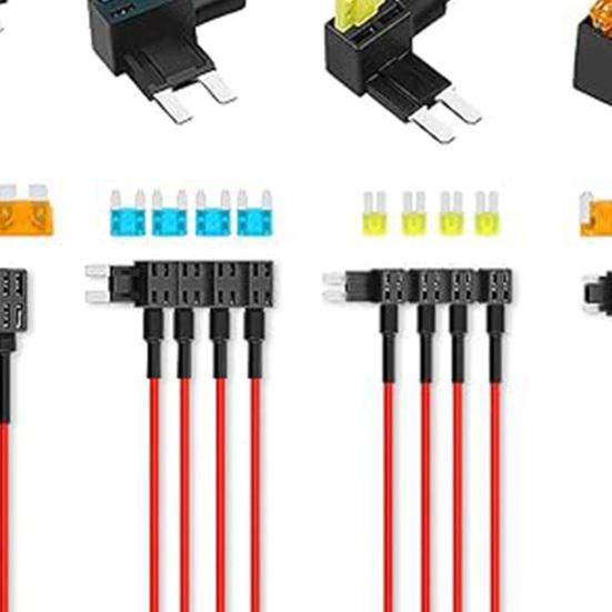 Fuse-Tap Adapter Car Electrical Appliances Jumper Connector Low Profile Mini Micro Fuse-Holder Mini Blade-Fuse Car Accessories
