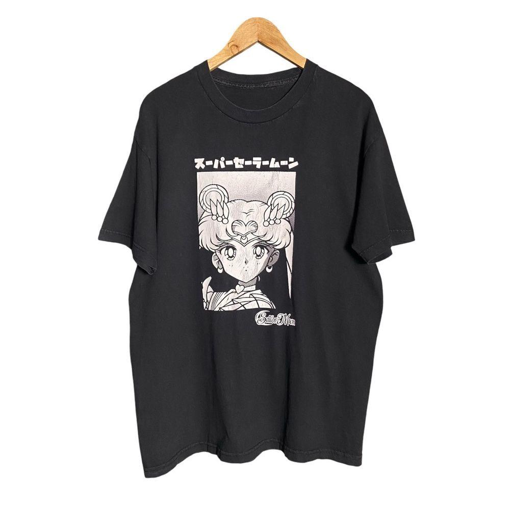 Sailor Moon Anime Retro Style Black Unisex Tshirt Classic S5XL KH13159 Unisex T-Shirt M