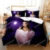Fashion Sexy Girl Ariana Grande Bedding Set Boys Girls Twin Queen Size Duvet Cover Pillowcase Bed Kids Adult Home Textileextile0