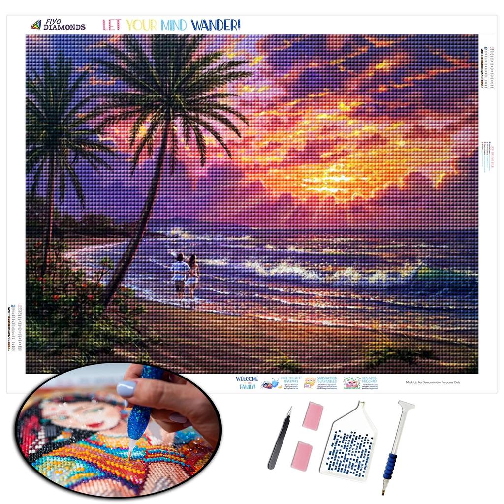 Cheap Diamond Painting Kit Couple Rhinestone 5D DIY Diamond Embroidery