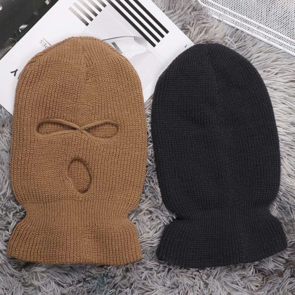 Hat Knitted Warm Breathable Masks Riding Neck Protecting Warm Hood Beanie Winter Cap Balaclava