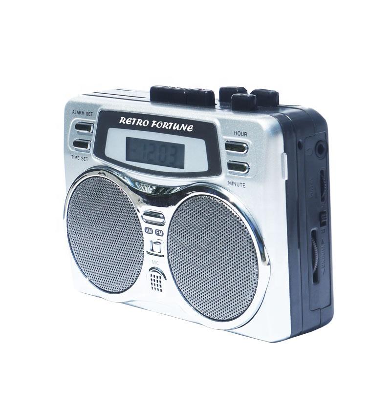 RetrO Fortune Good Quality New Cassette Player Walkman With FM AM Radio Classic Cassette Recorder Player clear Walkman