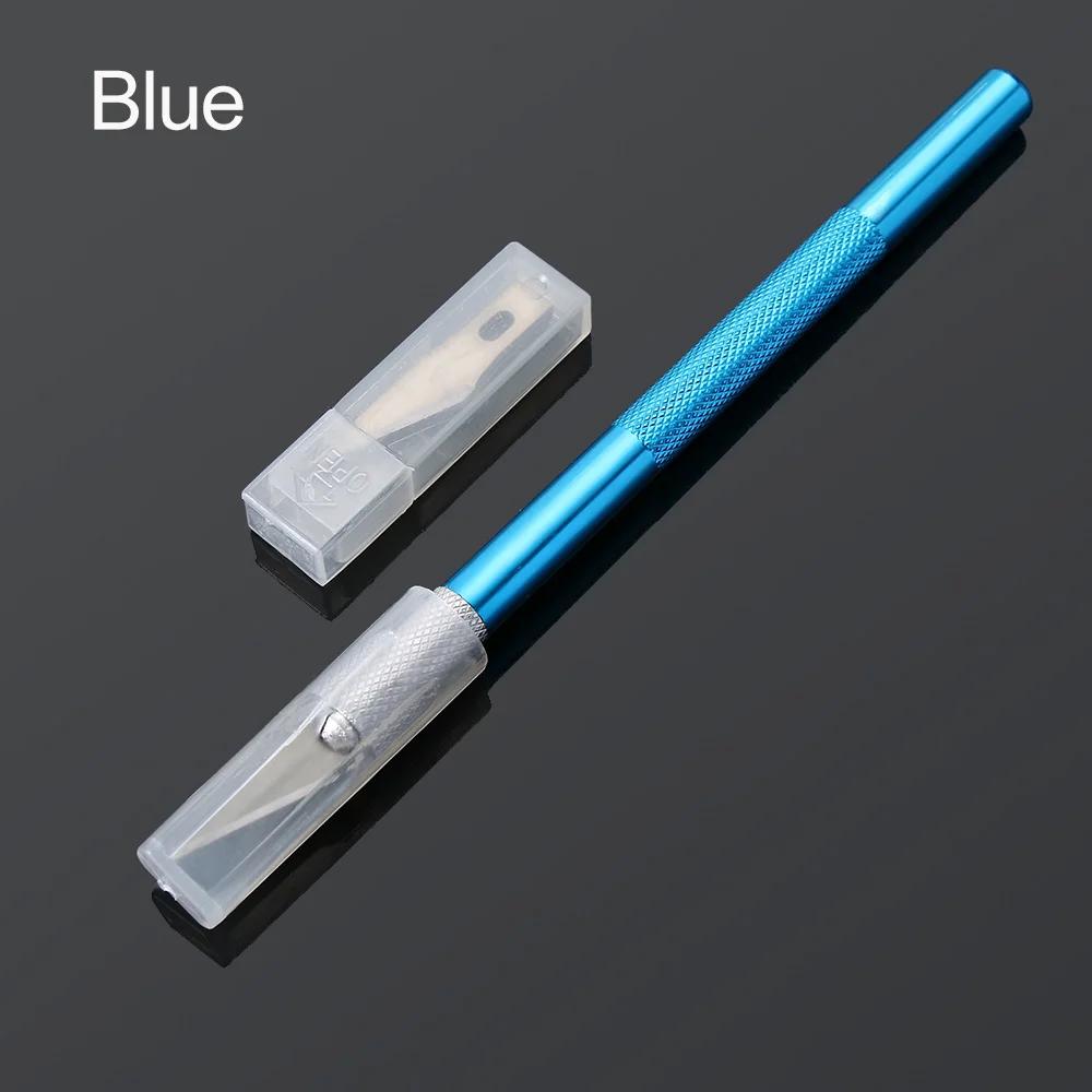

Metal Carving Knife Diamond Painting Paper Cutter Knife DIY Diamonds Painting Accessories Cake Carving DIY Crafts Pastry Tools синий