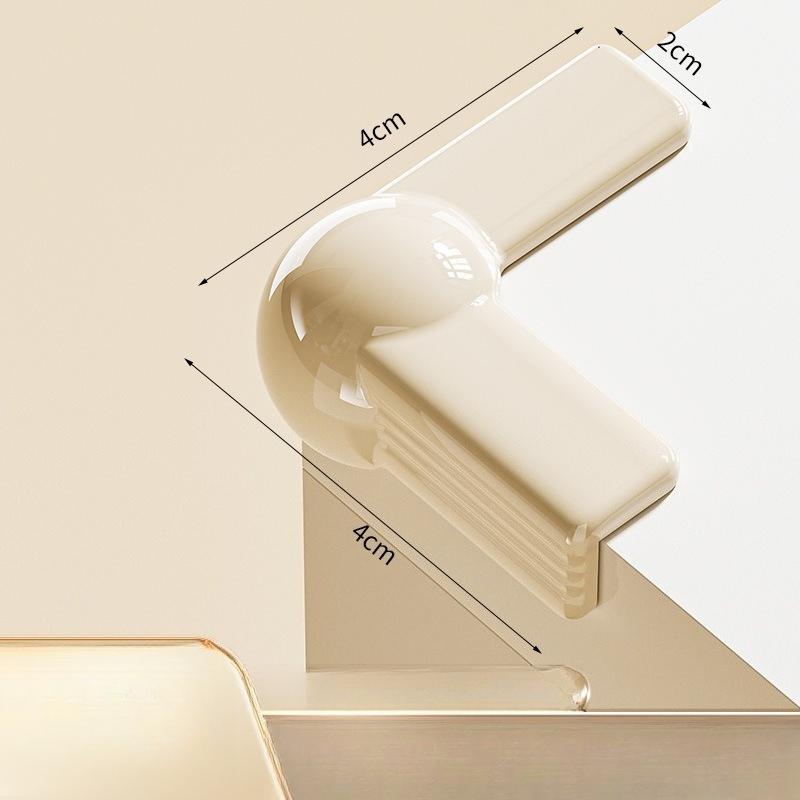 4 Airbag Table Corner Anti-collision Angle Anti-knock Silicone Protective Cover Tea Table Edge Protection Angle