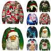 Festive Men's Christmas 3d Graphic Print Pullover Hoodie Sweatshirt With Soft Material