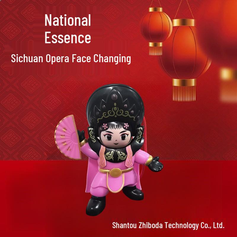 

Кукла Панда в маске Сычуаньской оперы – Креативный китайский кулон